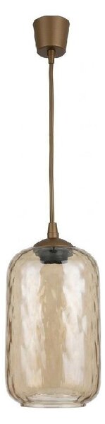 Brilagi - LED полилей на кабел R GLASS 1xE27/60W/230V Ø 14 см кафяв/димно кафяв