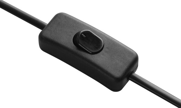 Brilliant - Настолна лампа AUREA 1xE14/20W/230V черна