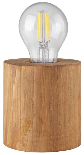 Brilliant - Настолна лама WOODRA 1xE27/20W/230V, борова дървесина