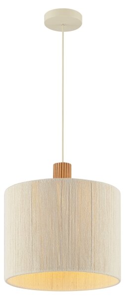 Brilliant - Полилей на кабел ARLO 1xE27/20W/230V pr. 35 cm кремав