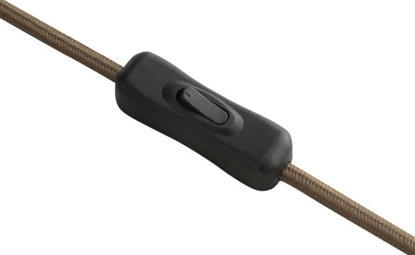 Brilliant - настолна лампа LYN 1xE27/20W/230V кафява/опушено-кафява