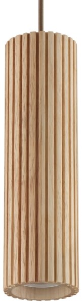 Brilliant - Висяща лампа на кабел LAKEWOOD, 1xGU10/10W/230V, Ø 10 см, кафява