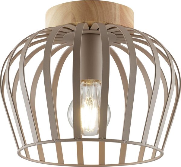 Brilliant - Плафон NORDIC CAGE 1xE27/20W/230V Ø 25 см бежов