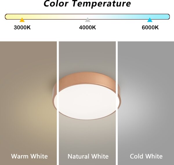 Brilagi - Димируемо LED таванно осветително тяло POOL LED/24W/230V Ø 20 cm бронзово + с дистанционно управление