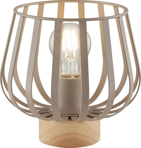 Brilliant - Настолна лампа NORDIC CAGE 1xE27/20W/230V бежова