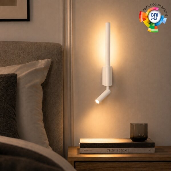 Brilagi - LED стенен спот VIXON LED/3W/230V + LED/5W бял CRI 90