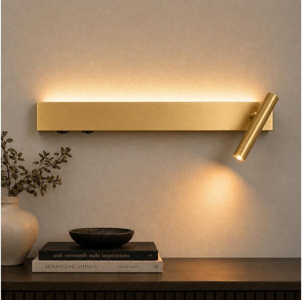 Brilagi - LED стенен точков аплик ARLIX LED/3W/230V + LED/7W златист CRI 90