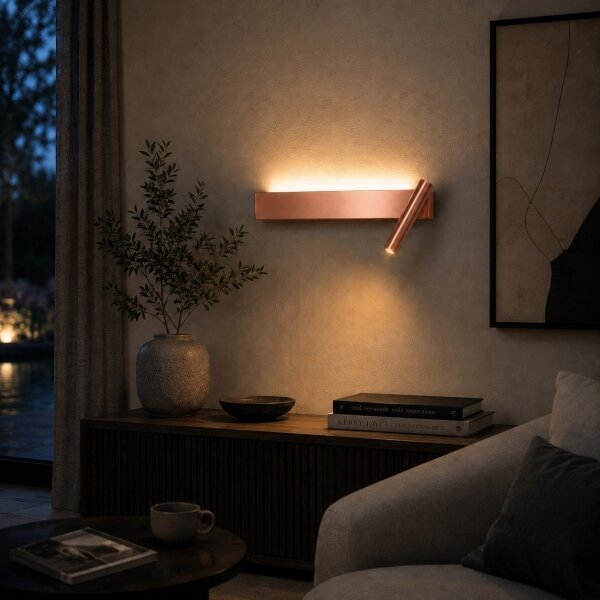Brilagi -LED стенно точково осветително тяло ARLIX LED/3W/230V + LED/7W бронзово CRI 90