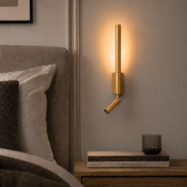 Brilagi - LED стенен точков аплик VIXON LED/3W/230V + LED/5W златист CRI 90