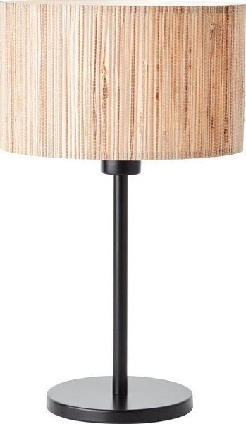 Brilliant - Настолна лампа WIMEA 1xE27/52W/230V черна/бежова