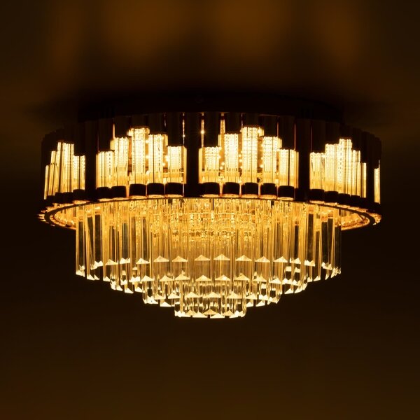 BRILAGI - LED димируемо таванно осветително тяло CROWN LED/41W/230V Ø 48 см златисто + дистанционно управление