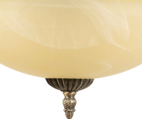 BRILAGI - Полилей на верига DAHLIA, 9xE27/40W/230V, Ø 74 cm, месинг