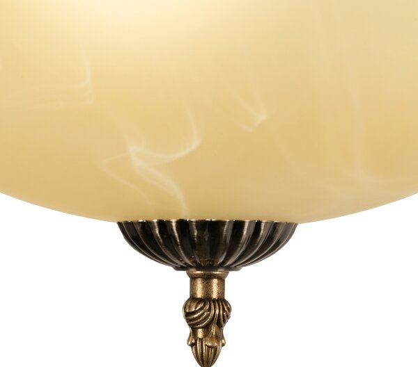 BRILAGI - Полилей на тръба DAHLIA 3xE27/40W/230V Ø 37 см месинг