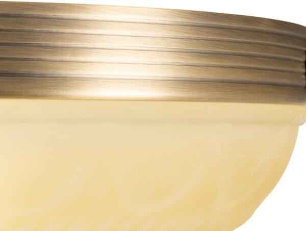 BRILAGI - Полилей на тръба DAHLIA 3xE27/40W/230V Ø 37 см месинг