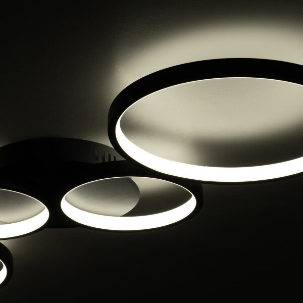 BRILAGI - LED таванно осветително тяло ECHO LED/40W/230V 4000K 32x90 cm черно
