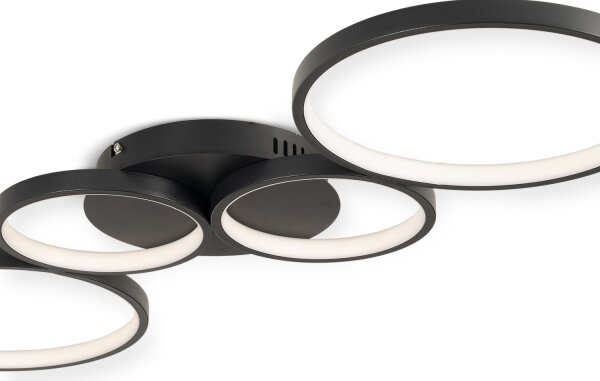 BRILAGI - LED таванно осветително тяло ECHO LED/40W/230V 4000K 32x90 cm черно