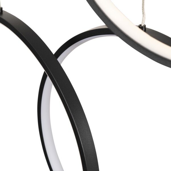 BRILAGI - LED полилей на кабел ECHO LED/80W/230V 4000K Ø 50 см черен