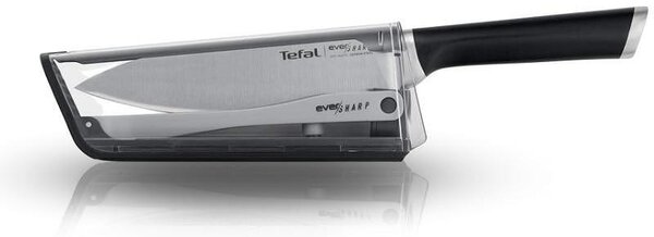 Кухненски нож Tefal Ever Sharp K2569004 16.5 см, Стойка с технологията Dual Pivot, Заключваща система