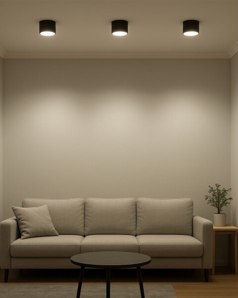 LED точково осветително тяло LED/10W/230V 3000/4000/6400K Ø 12 см черно