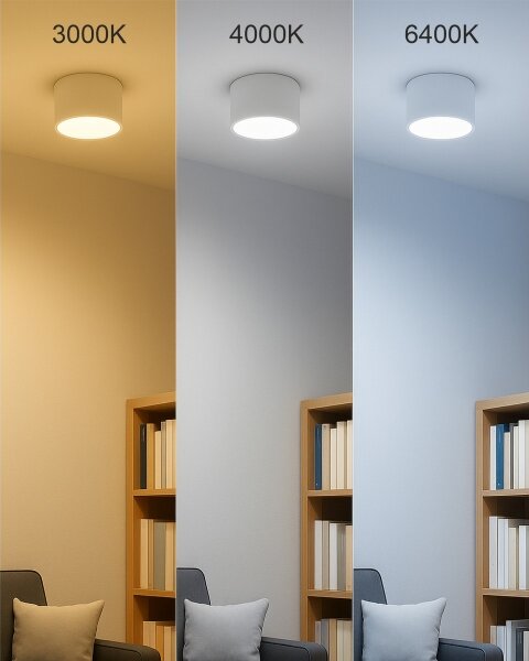 LED точково осветително тяло LED/10W/230V 3000/4000/6400K Ø 12 см бяло