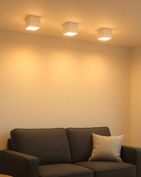 LED точково осветително тяло LED/5W/230V 3000/4000/6400K 7,5x7,5 cm бяло
