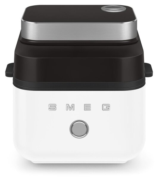 Фритюрник с горещ въздух Smeg Collezione AFC01WHMAU, 1450W, 7.3 л, 40-200°C, 7 програми, Двоен режим, Сензорно управление, Таймер, LED, Бял