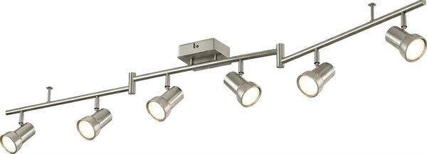 LED точково осветително тяло 6xGU10/4,7W/230V матов хром