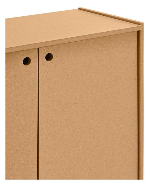 Скрин в естествен цвят 197x80x40 cm Wally – Teulat