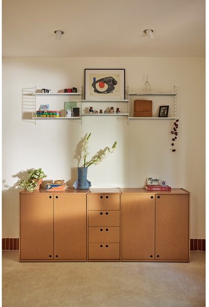 Скрин в естествен цвят 197x80x40 cm Wally – Teulat