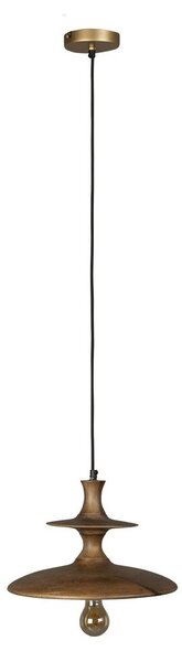Висящо осветително тяло от масивно манго в тъмно естествен цвят ø 34 cm Cath – Dutchbone