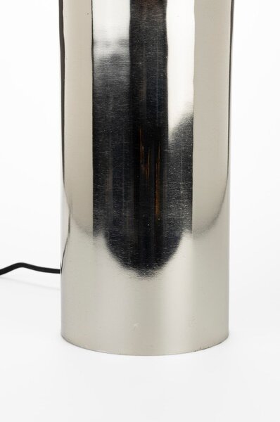 Метална настолна лампа в сребрист цвят с метален абажур (височина 53 cm) Wonders – Zuiver