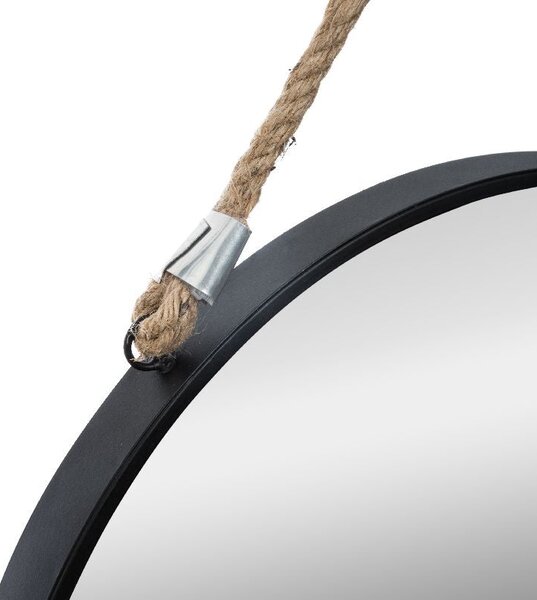 Огледало PWD-0084 metal black 55x3x55см