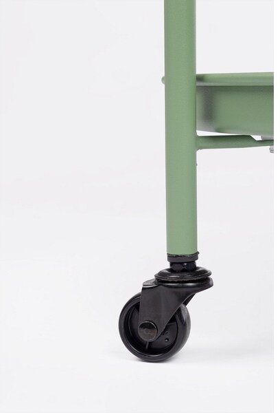 Стоманена маса за сервиране на колелца ø 44,5 cm Austin – Yes Everyday