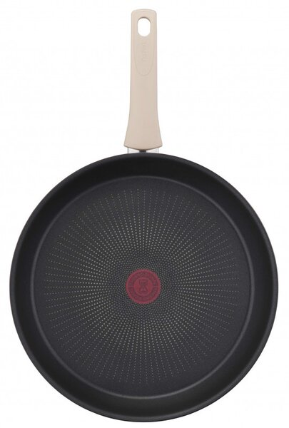 Тиган Tefal Eco-Respect G2540602, 28 см, Титаниево незалепващо покритие, Thermo-Fusion, Thermo-Signal, Индукция, Бронз/кафяв