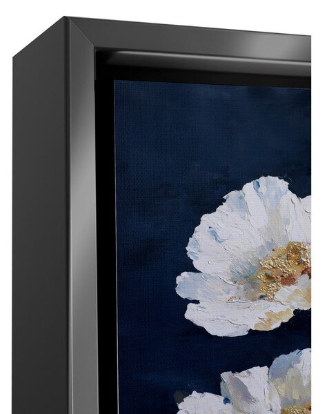 Печатна картина с включена рамка 60x80 cm White Poppies – Styler