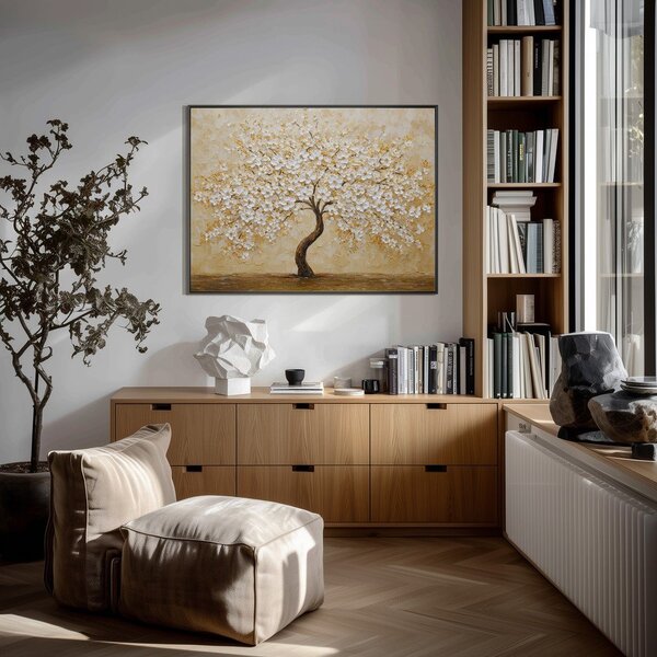 Печатна картина с включена рамка 80x60 cm Golden Tree – Styler