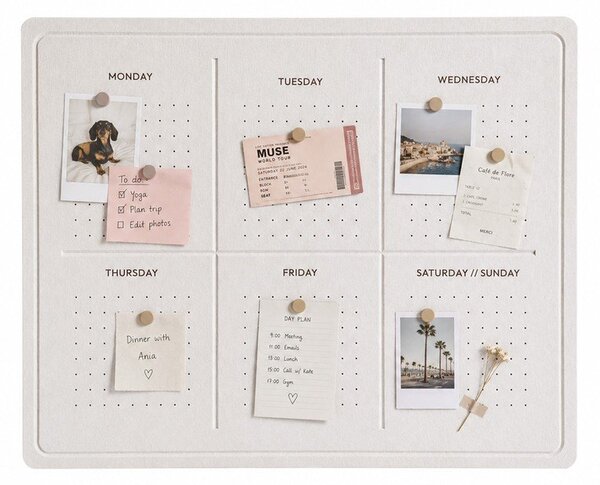 Акустична дъска 60x45 cm Planner S – Styler