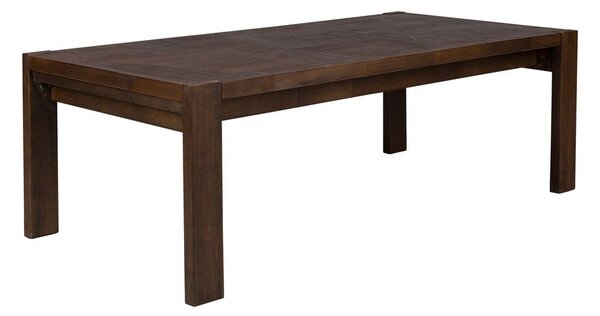 Масичка за кафе от масивна дървесина в тъмно естествен цвят 60x120 cm Bruneau – Dutchbone