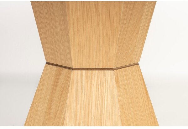Кръгла трапезна маса от декор от дъб ø 120 cm Lotus – Zuiver