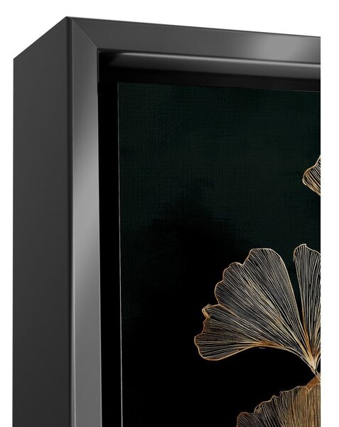 Печатна картина с включена рамка 60x80 cm Gold Ginkgo – Styler