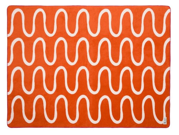 Оранжево одеяло 150x200 cm Swirl – noo.ma