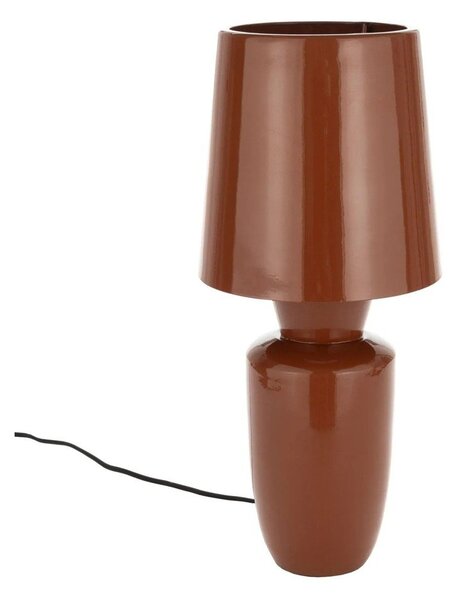 Теракотена метална настолна лампа с метален абажур (височина 42 cm) Classy – Zuiver