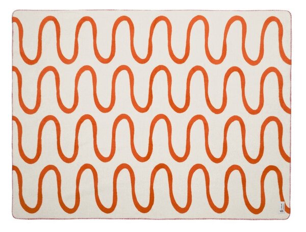 Оранжево одеяло 150x200 cm Swirl – noo.ma