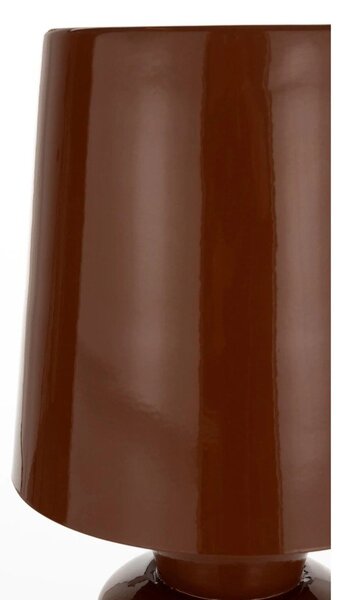 Теракотена метална настолна лампа с метален абажур (височина 42 cm) Classy – Zuiver