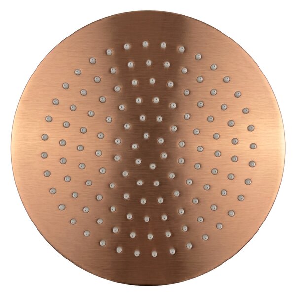 Кръгла душ глава REA JS-P014BRG 25cm Brush Copper