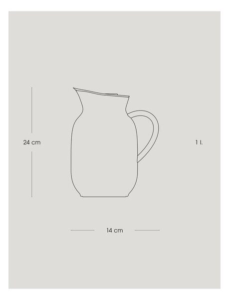Прасковена пластмасова термо кана 1 l Amphora – Stelton