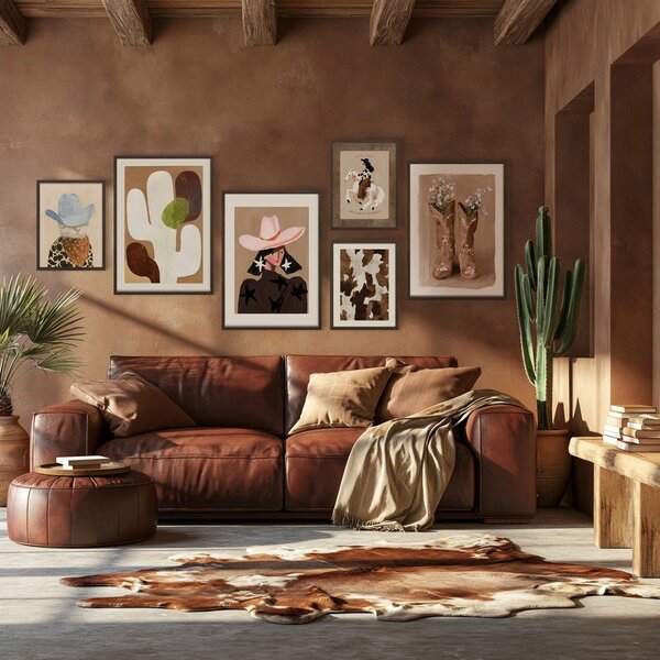 Печатна картина с включена рамка 30x40 cm Rodeo – Styler