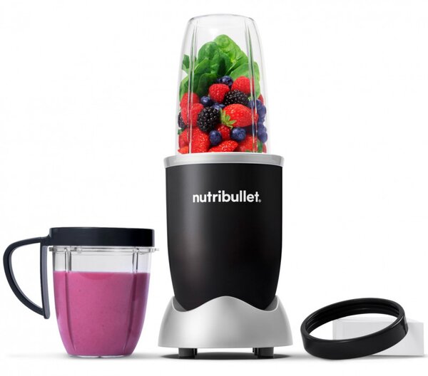 Блендер Nutribullet NB606B, 600W, 500/700 мл, 20000 об/мин, Разбиване на лед, Без BPA, Черен