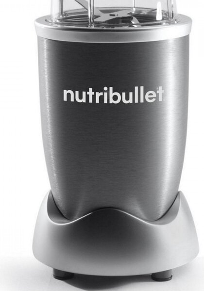 Блендер Nutribullet NB505DG, 500W, 20000 об/мин, 700/500мл, 6 остриета, Разбиване на лед, Сив