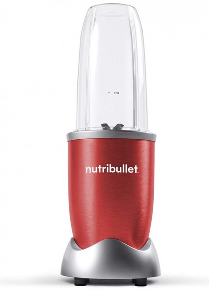 Блендер Nutribullet NB907R, 900W, 950 мл, Разбиване на лед, Импулс, Без BPA, Червен